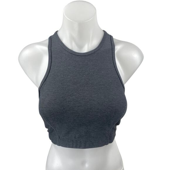 Outdoor Voices Tops - Outdoor Voices Black Sleeveless Racerback Activewear Sports Bra Crop Tank Top S